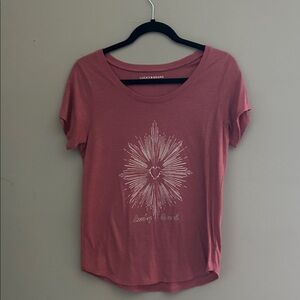 Lucky Brand Women's Rose Graphic Tee